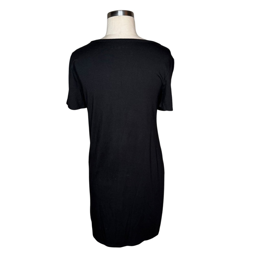 HATCH LAYERS T-Shirt Dress Black Short Sleeve Maternity Women's Medium Pregnancy - Picture 7 of 7